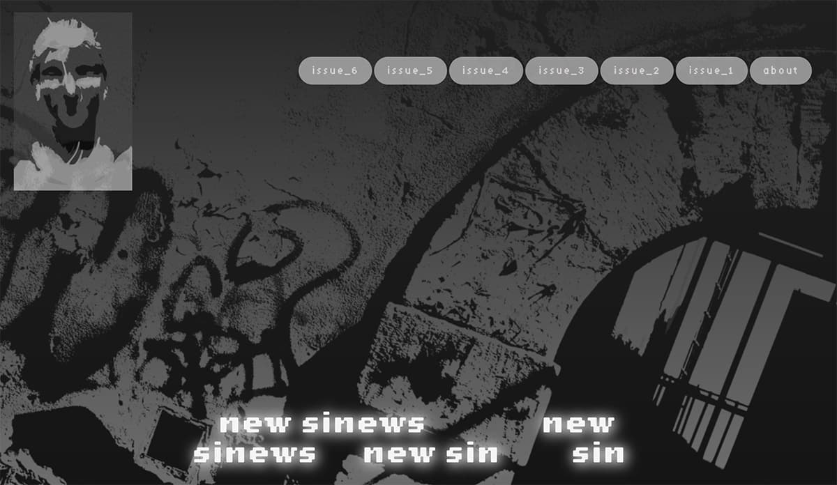Preview Photograph of new_sinews Splash Page